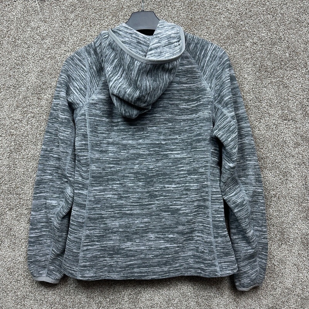 The North Face Fleece Hoodie Women's Sz S Gray Polartec Classic Zip Lightweight - Picture 10 of 10